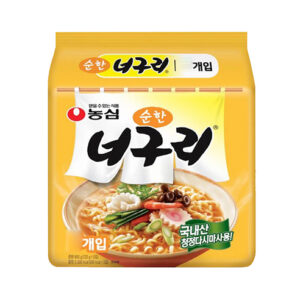 Nongshim 農心 小浣熊海鮮烏龍麵 原味 （5包／一袋） 韓國泡麵／韓國拉麵／韓式泡麵／韓式拉麵