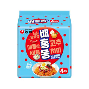 Nongshim 農心 水梨冷拌麵 （4包／一袋） 韓國冷麵／韓式冷麵