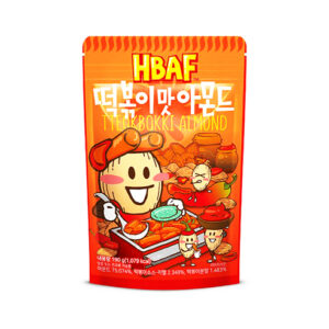 HBAF 杏仁果 辣炒年糕杏仁果 （190g／大包） hbaf杏仁果／韓國杏仁果／韓國堅果