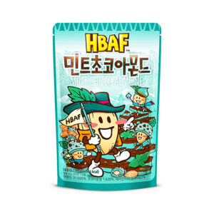 HBAF 杏仁果 薄荷巧克力杏仁果 （190g／大包） hbaf杏仁果／韓國杏仁果／韓國堅果