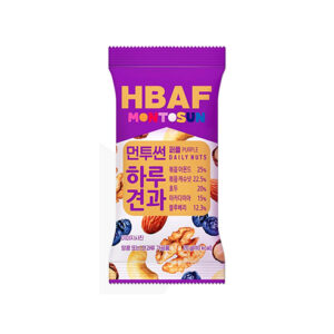 Hbaf 每日堅果 綜合堅果 原味 白色 隨手包 hbaf杏仁果／韓國杏仁果／韓國堅果