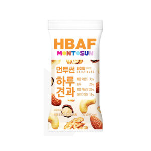 Hbaf 每日堅果 綜合堅果 原味 白色 隨手包 hbaf杏仁果／韓國杏仁果／韓國堅果