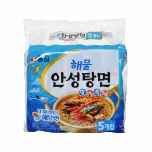 Nongshim 農心 安城湯麵 藍 海鮮風味 辣 （5入／一袋） 金超市