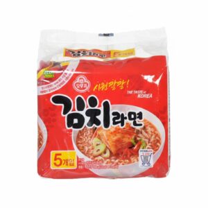 Ottogi 不倒翁 泡菜拉麵風味 （5入／一袋） 金超市