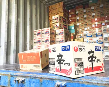 韓國飲料批發整箱出貨流程－專業防撞包裝